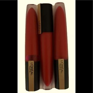 3PK L’Oréal Lip Color Shade I Represent #425 NEW